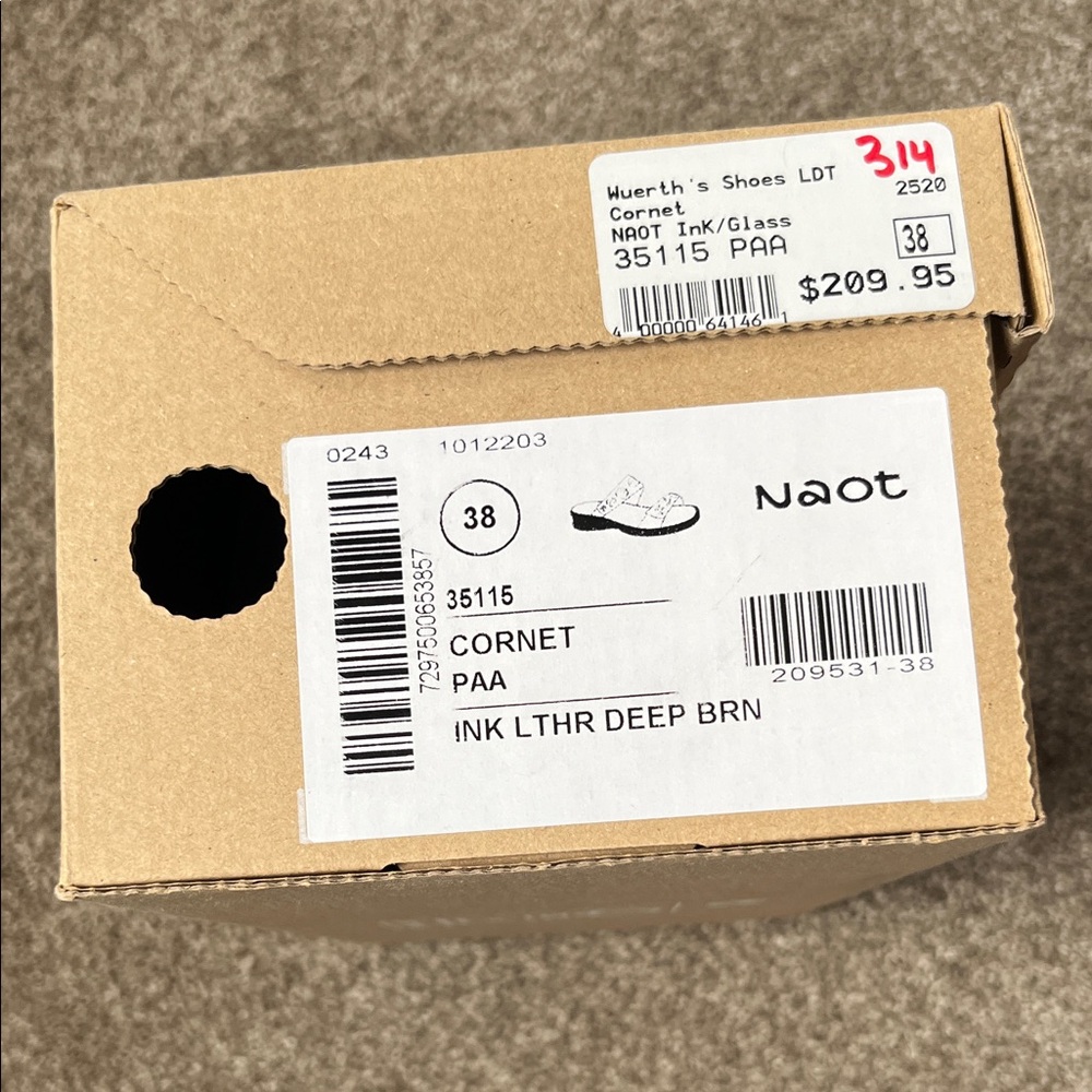 Naot Navy Blue Sandals - Picture 4 of 4